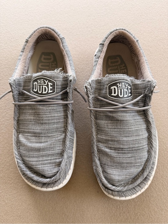 Hey Dude Other - Hey Dude Kids Wally Stretch Slip-Ons in Stone. Great condition lots of life left